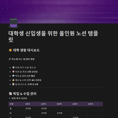 대외활동 템플릿